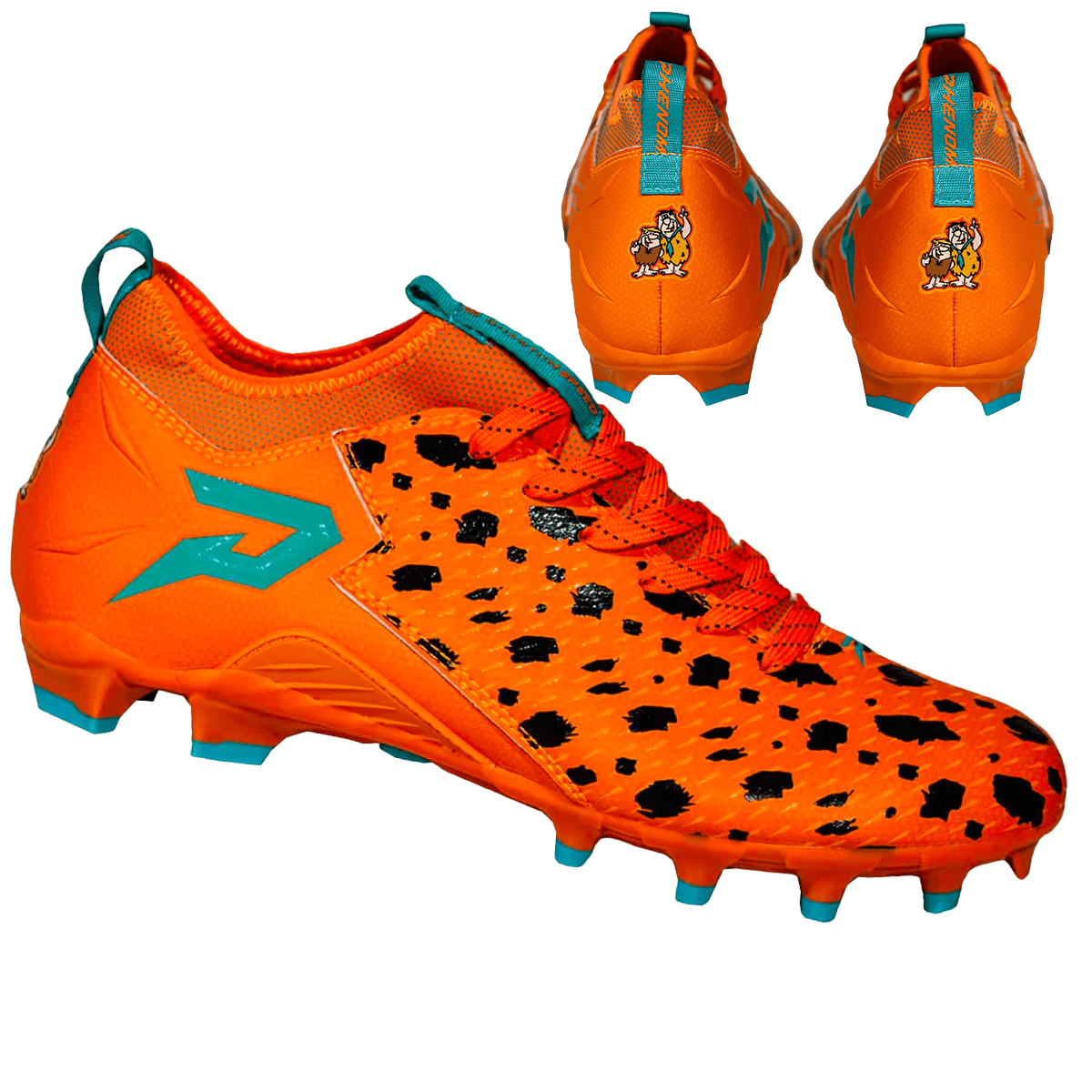 The Flintstones "Bedrock Blitz" Football Cleats - Quantum Speed by Phenom Elite - Angler's Pro Tackle & Outdoors