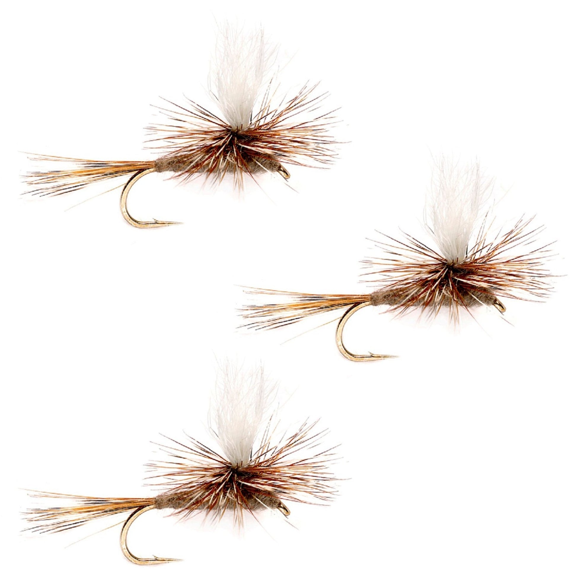The Fly Fishing Place 3 Pack Adams Parachute Classic Dry Fly - Hook Size 16 - Angler's Pro Tackle & Outdoors