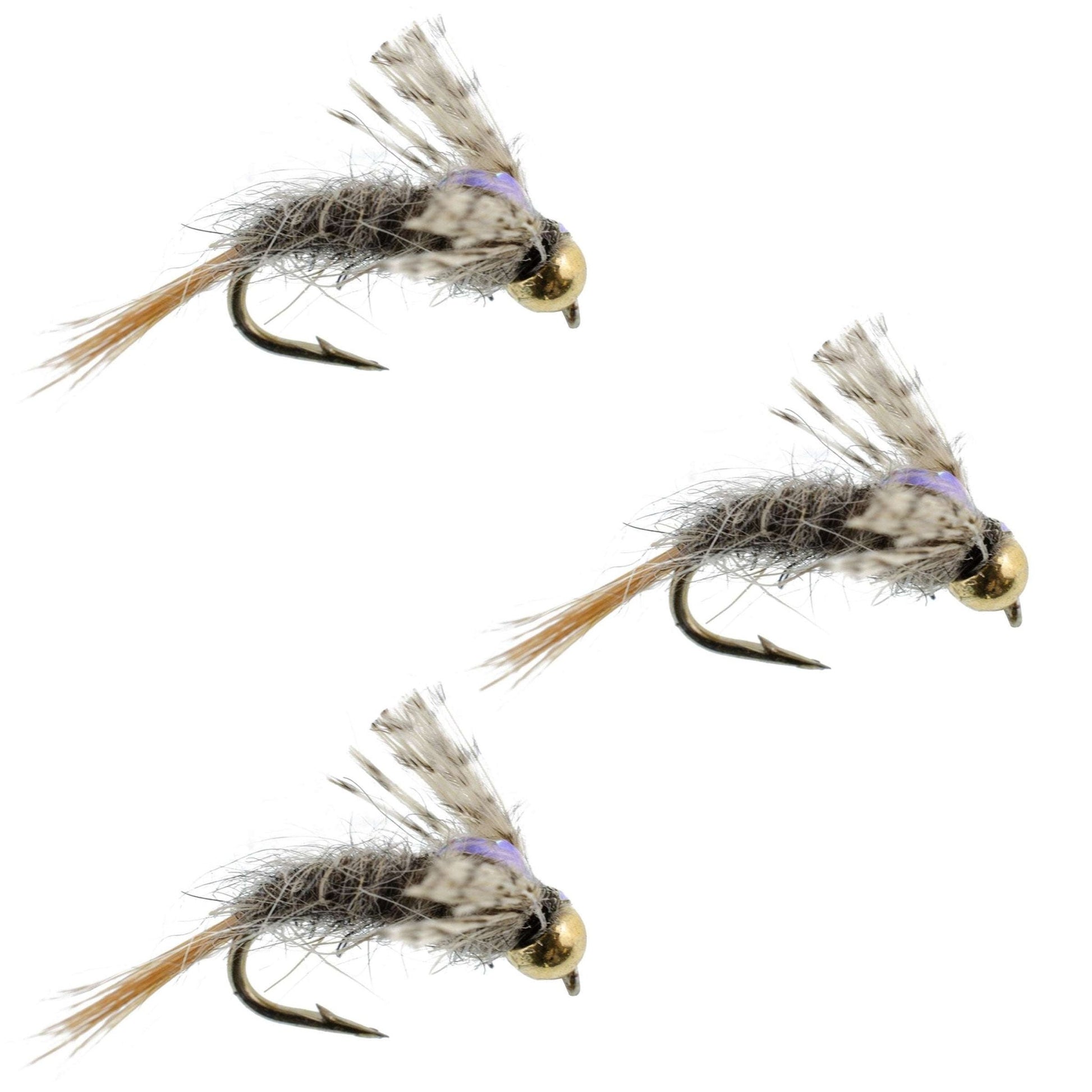 The Fly Fishing Place 3 Pack Barrs Baetis Emerger BWO Wet Fly Fishing Flies - Hook Size 16 - Angler's Pro Tackle & Outdoors