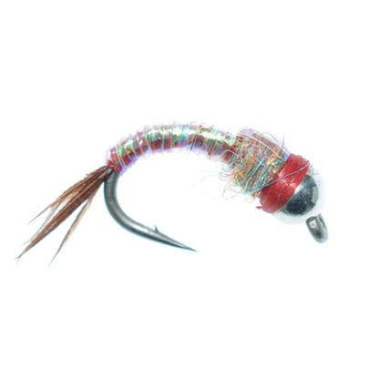 The Fly Fishing Place 3 Pack Bead Head Rainbow Warrior Nymph Fly Fishing Flies Hook Size 18 - Angler's Pro Tackle & Outdoors