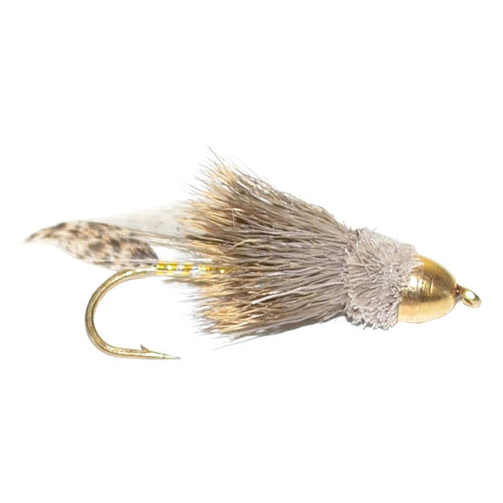 The Fly Fishing Place 3 Pack Cone Head Muddler Minnow Trout and Bass Streamer Fly - Hook Size 4 - Angler's Pro Tackle & Outdoors