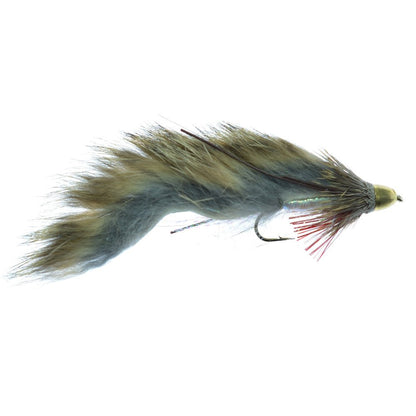 The Fly Fishing Place 3 Pack ConeHead Zuddler Trout and Bass Streamer Fly - Lunchables - Natural - Hook Size 4 - Angler's Pro Tackle & Outdoors