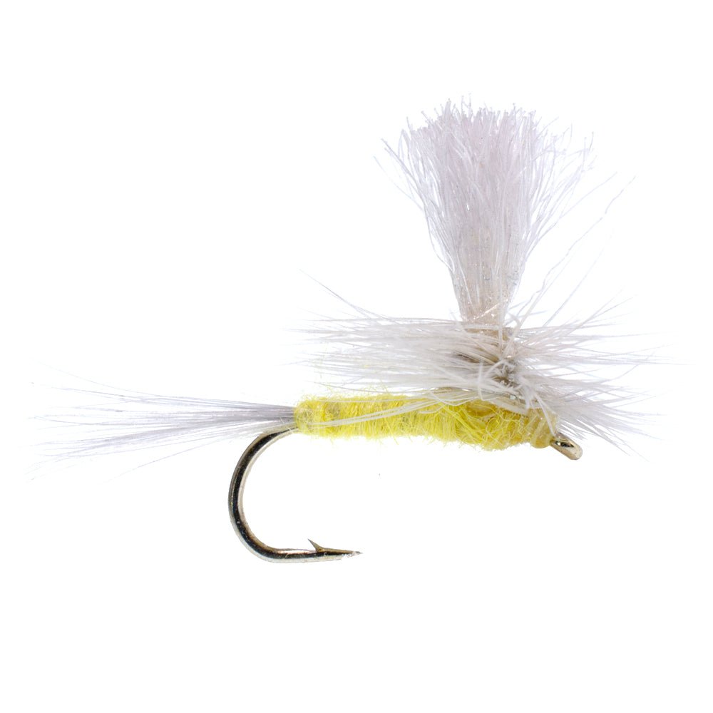The Fly Fishing Place 3 Pack Pale Morning Dun Parachute PMD Classic Dry Fly Hook Size 18 - Angler's Pro Tackle & Outdoors