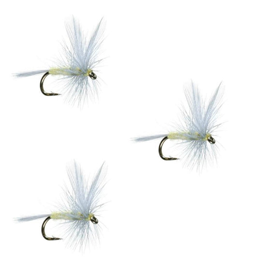 The Fly Fishing Place 3 Pack Pale Morning Dun PMD Classic Dry Fly - Hook Size 16 - Angler's Pro Tackle & Outdoors