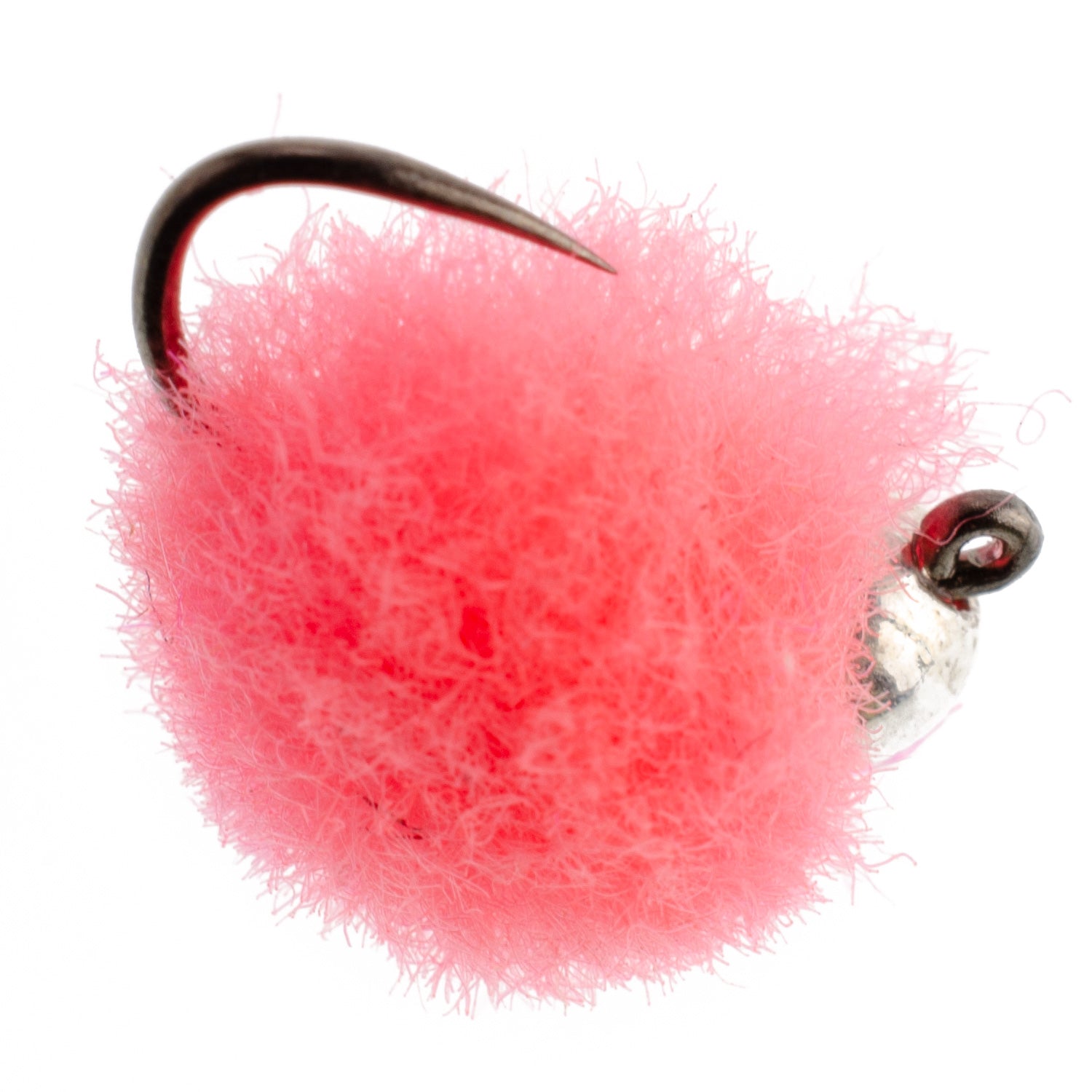 The Fly Fishing Place 3 Pack Tungsten Bead Tactical Euro Hot Pink Jig Egg Barbless Czech Nymph Fly - Size 16 - Angler's Pro Tackle & Outdoors
