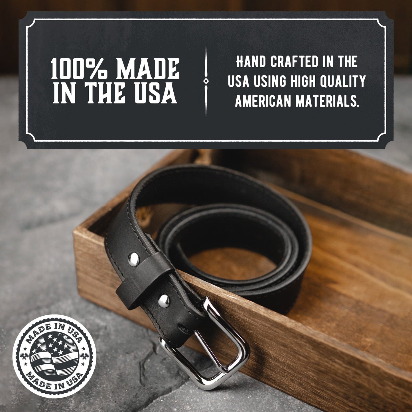 Main Street Forge - The Foreman Leather Belt