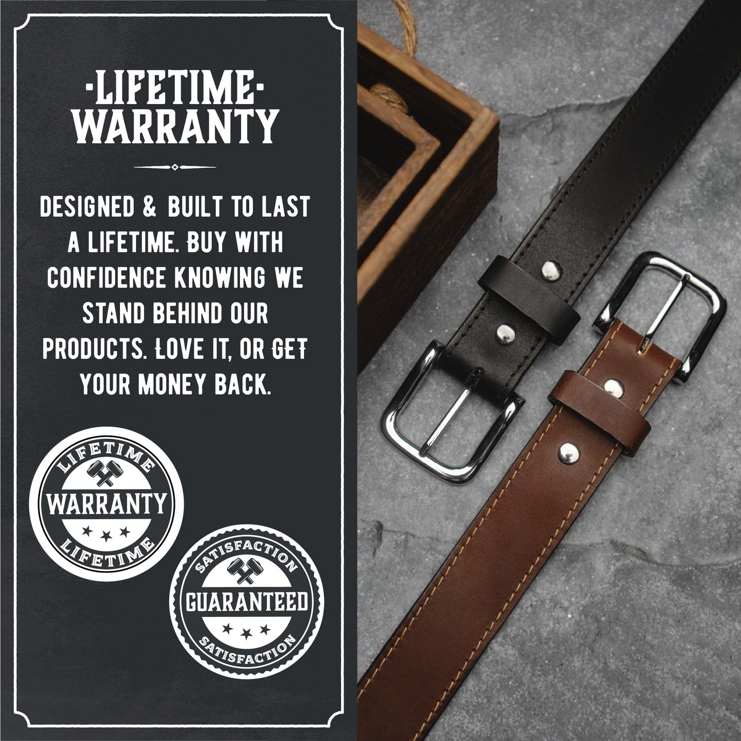 Main Street Forge - The Foreman Leather Belt