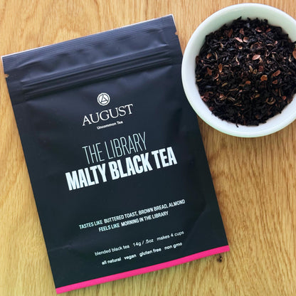 August Uncommon Tea The Library - Malty Black Tea