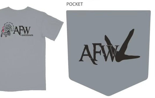 The Strutter Tee - Granite w/ Pocket - Angler's Pro Tackle & Outdoors