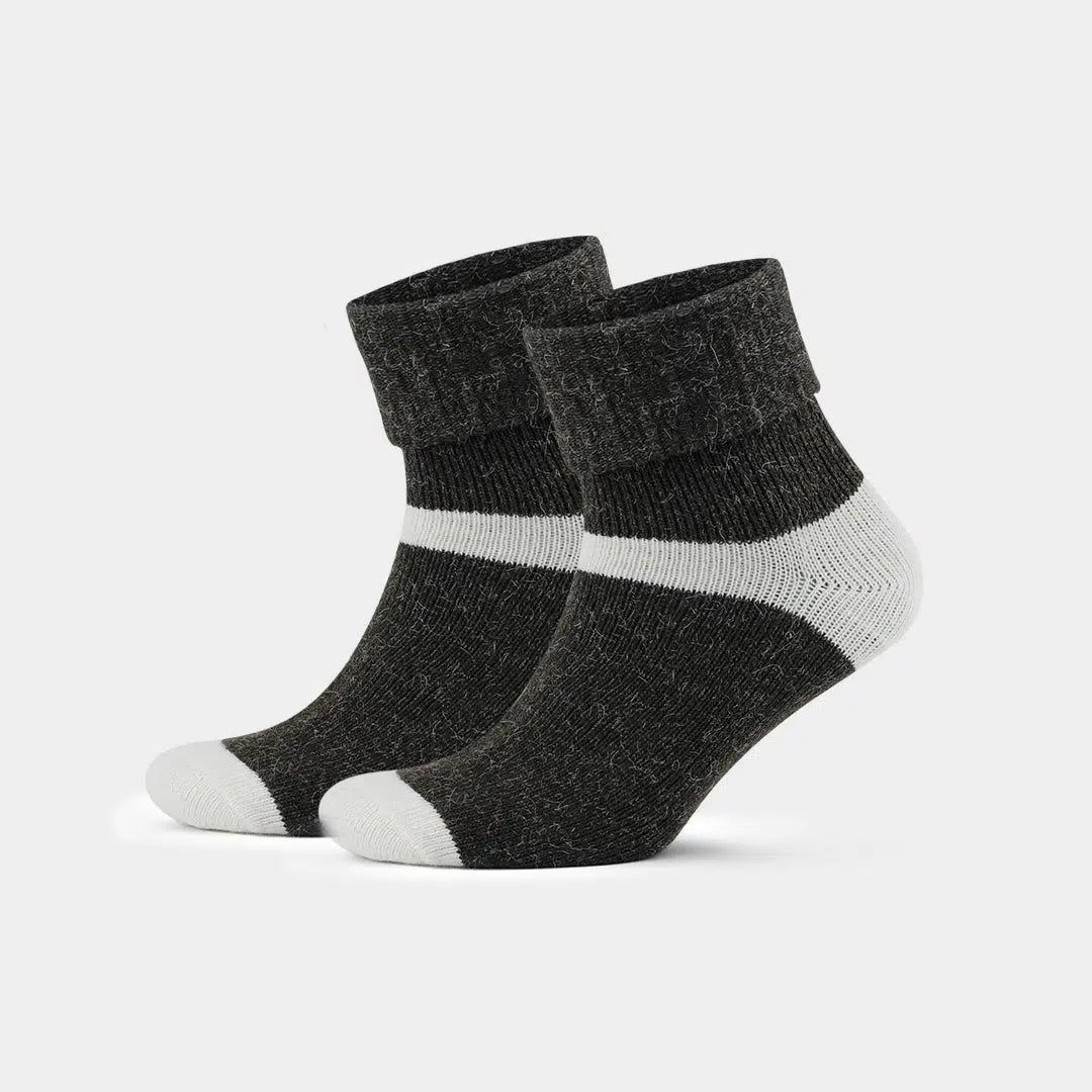 GoWith Women's Warm Thermal Thick Alpaca Ankle Socks