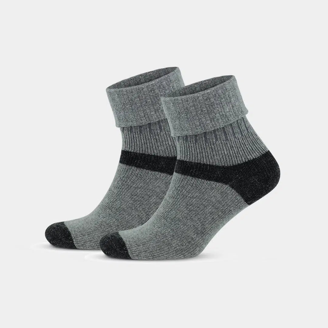 GoWith Women's Warm Thermal Thick Alpaca Ankle Socks