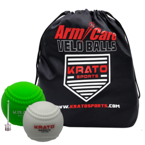 Krato Arm Care Velo Training Balls | Pitching Weighted Balls