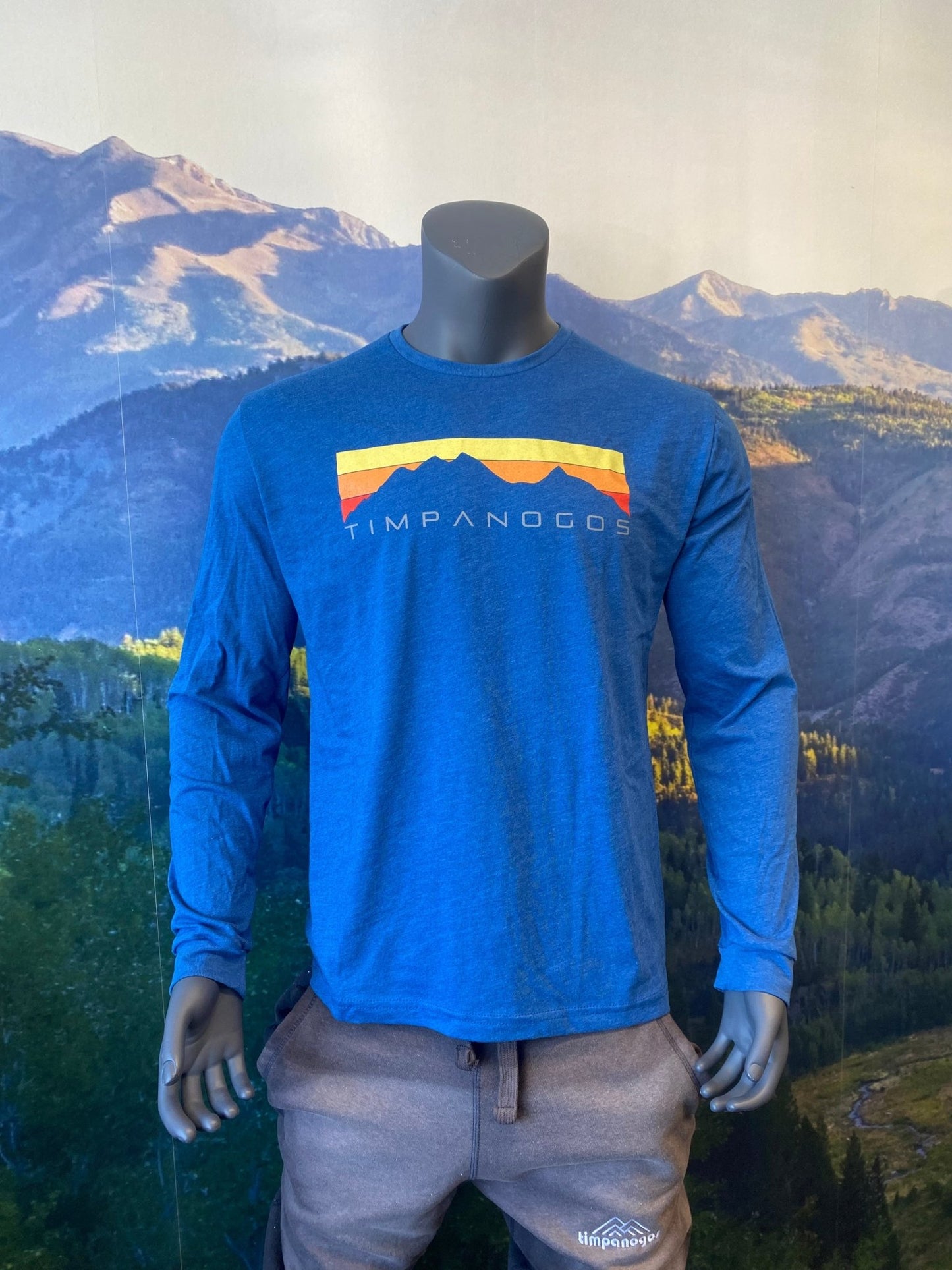 Timpanogos Hiking Co. Retro Mountain Classic (warm) Long Sleeve T-Shirt - Angler's Pro Tackle & Outdoors