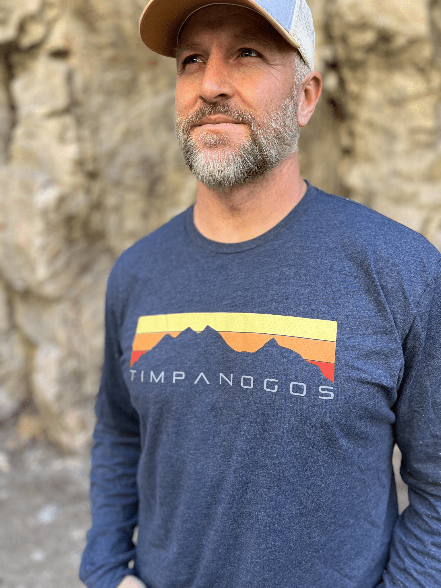 Timpanogos Hiking Co. Retro Mountain Classic (warm) Long Sleeve T-Shirt - Angler's Pro Tackle & Outdoors