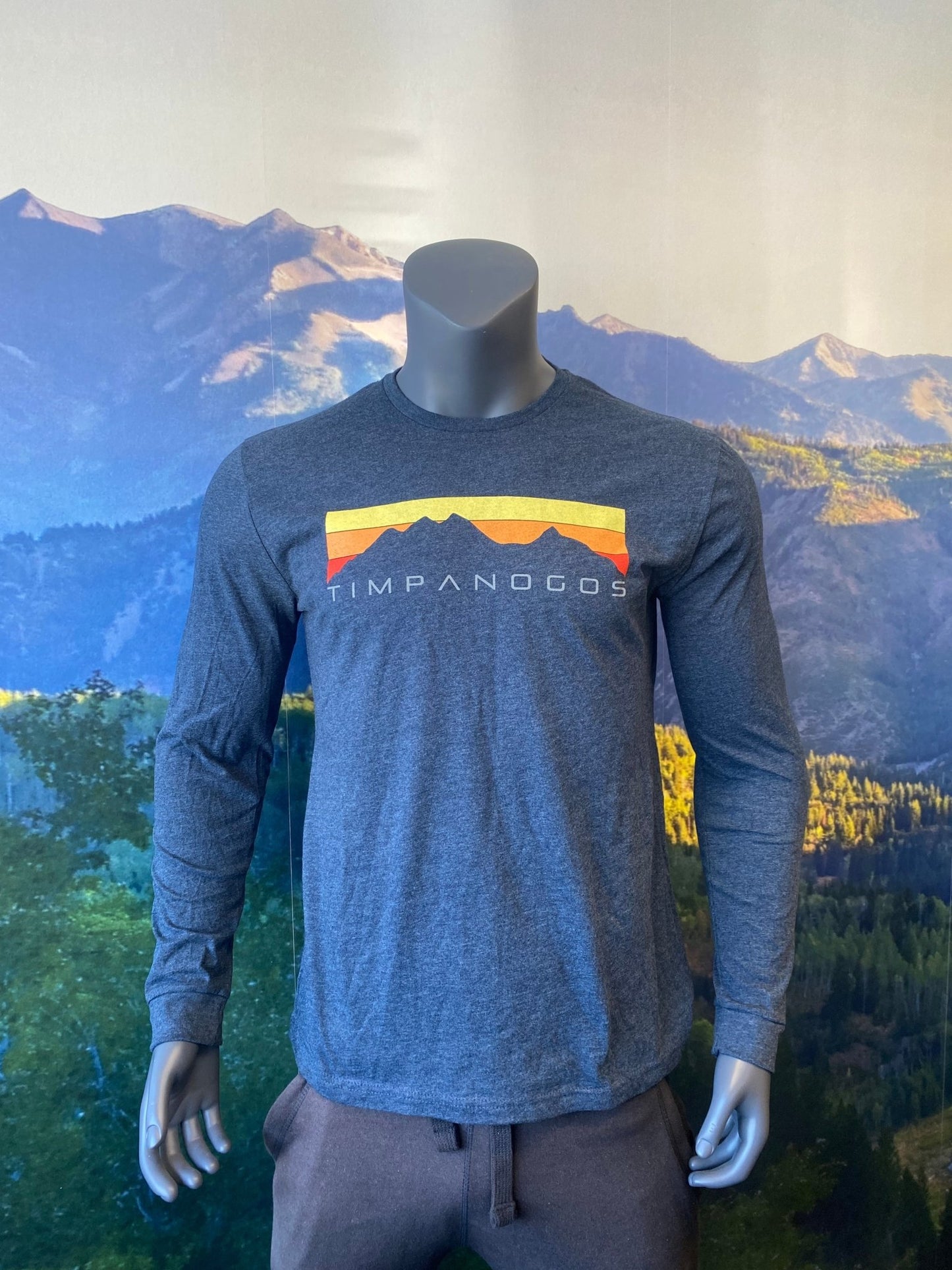 Timpanogos Hiking Co. Retro Mountain Classic (warm) Long Sleeve T-Shirt - Angler's Pro Tackle & Outdoors