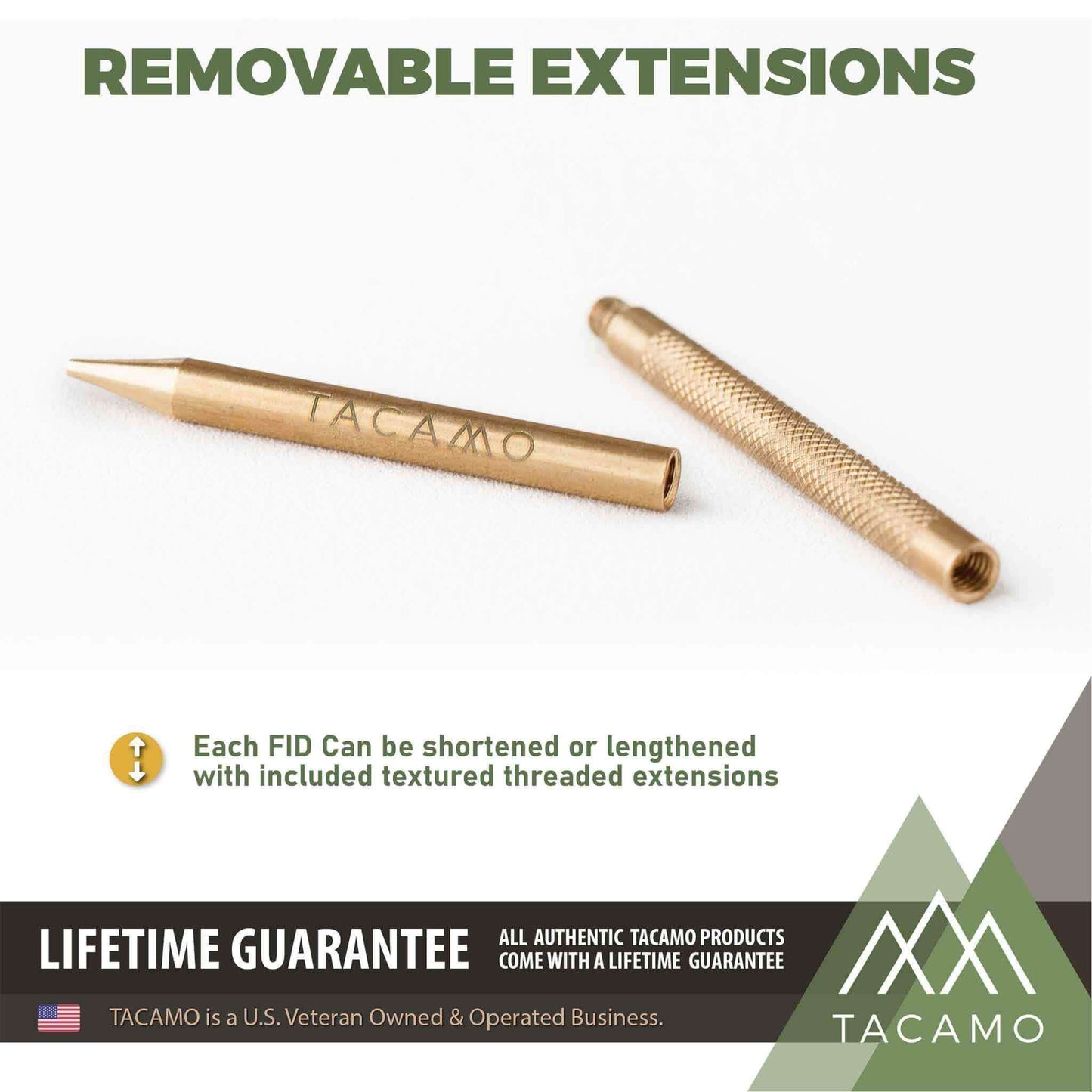 TITAN Survival 7 - Piece Professional Brass Paracord FIDS Set - Angler's Pro Tackle & Outdoors