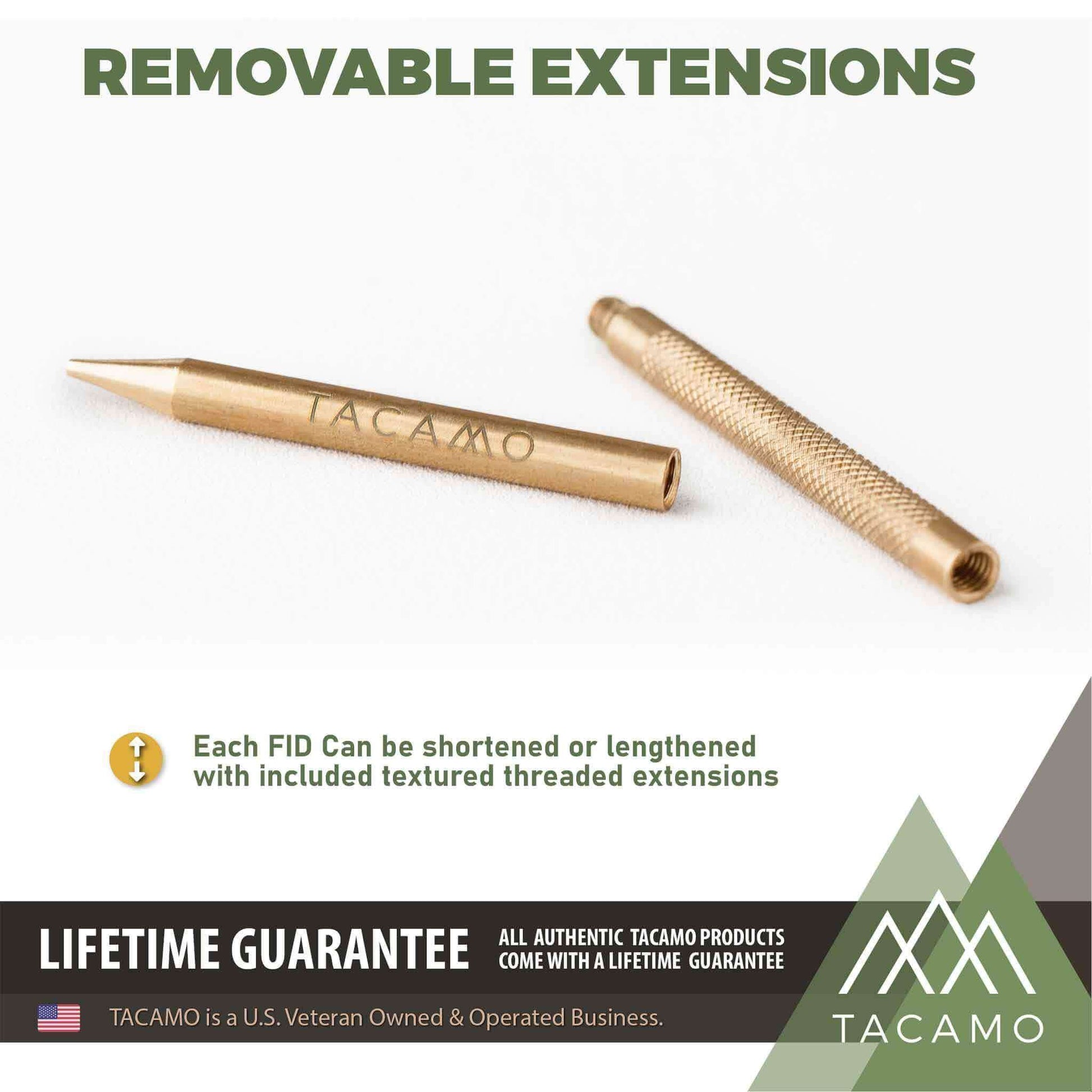 TITAN Survival 7 - Piece Professional Brass Paracord FIDS Set - Angler's Pro Tackle & Outdoors