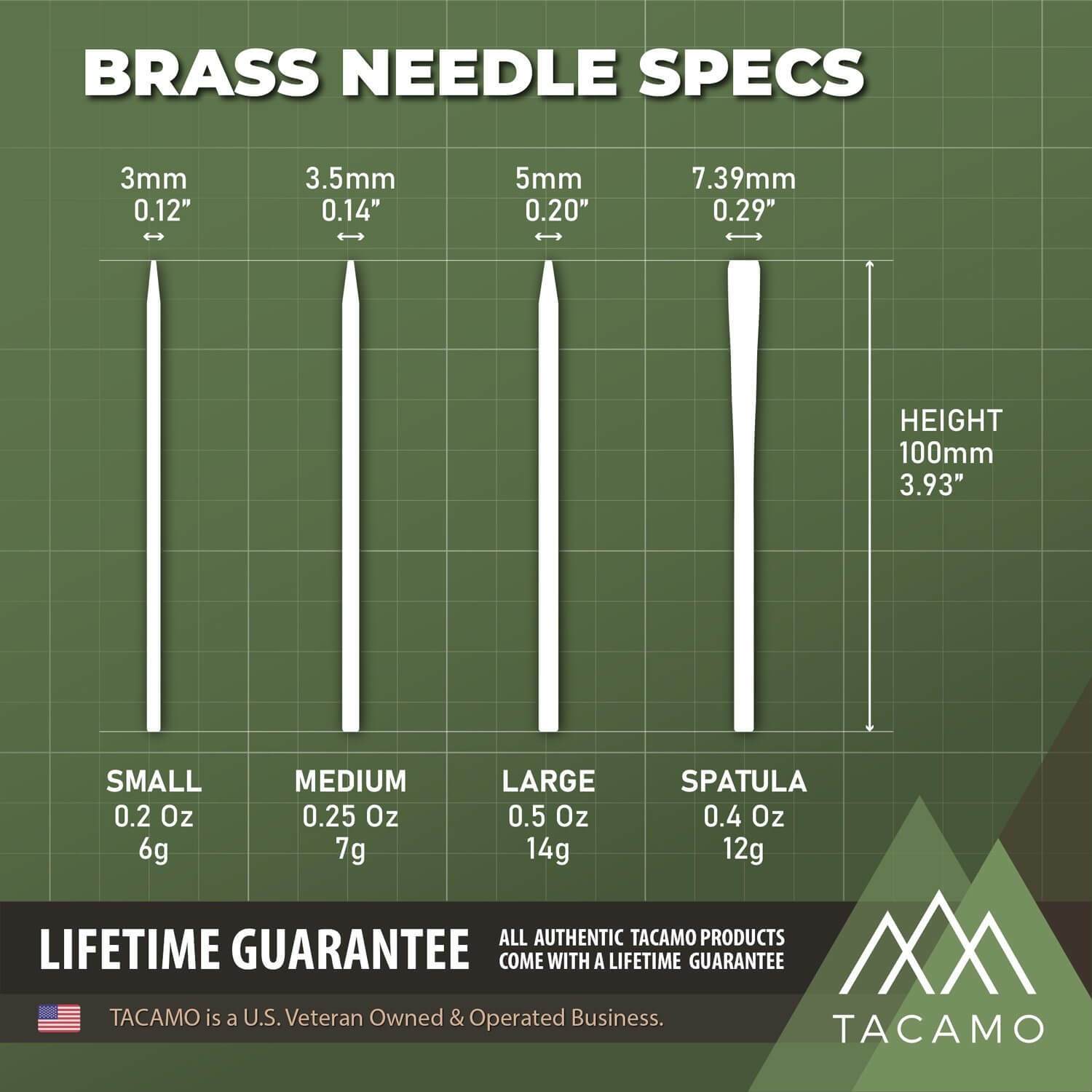 TITAN Survival 7 - Piece Professional Brass Paracord FIDS Set - Angler's Pro Tackle & Outdoors