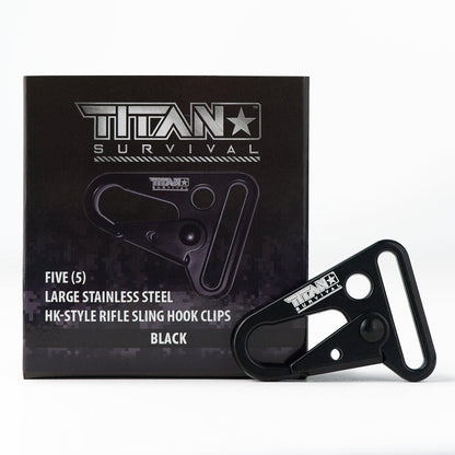 TITAN Survival HK - Style Snap Hooks, 5 - Pack - Angler's Pro Tackle & Outdoors