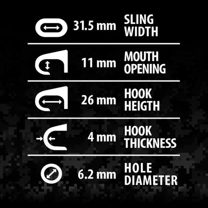 TITAN Survival HK - Style Snap Hooks, 5 - Pack - Angler's Pro Tackle & Outdoors