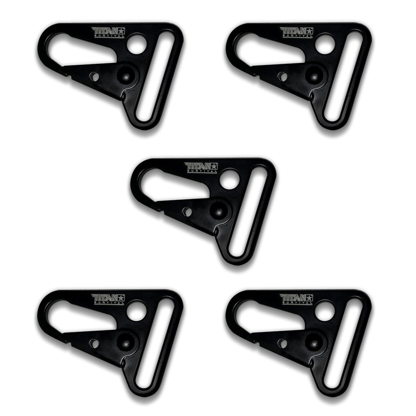 TITAN Survival HK - Style Snap Hooks, 5 - Pack - Angler's Pro Tackle & Outdoors
