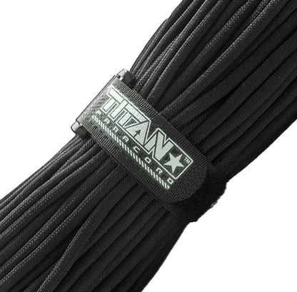 TITAN Survival Paracord Fasteners, Hook & Loop, 5 - Pack | BLACK - Angler's Pro Tackle & Outdoors