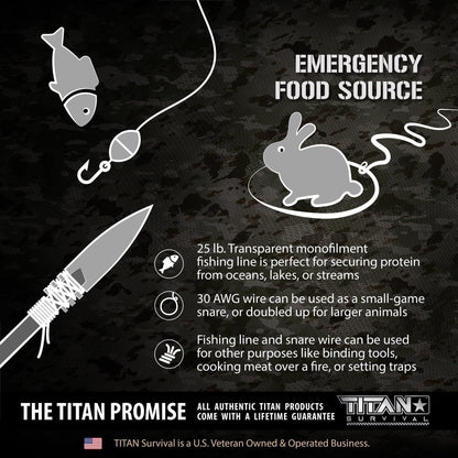 TITAN Survival SurvivorCord | BRONZE - Angler's Pro Tackle & Outdoors