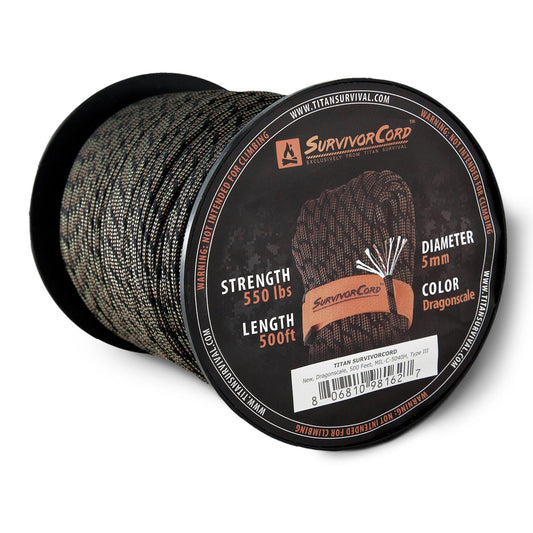 Titan Survival SurvivorCord Spool | DRAGONSCALE - Angler's Pro Tackle & Outdoors