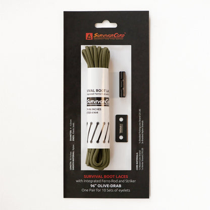 TITAN Survival SurvivorCord Survival Boot Laces - Angler's Pro Tackle & Outdoors