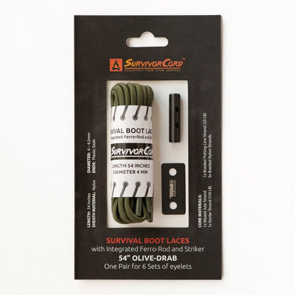 TITAN Survival SurvivorCord Survival Boot Laces - Angler's Pro Tackle & Outdoors