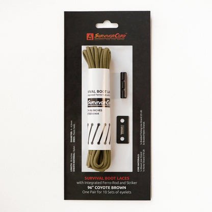 TITAN Survival SurvivorCord Survival Boot Laces - Angler's Pro Tackle & Outdoors