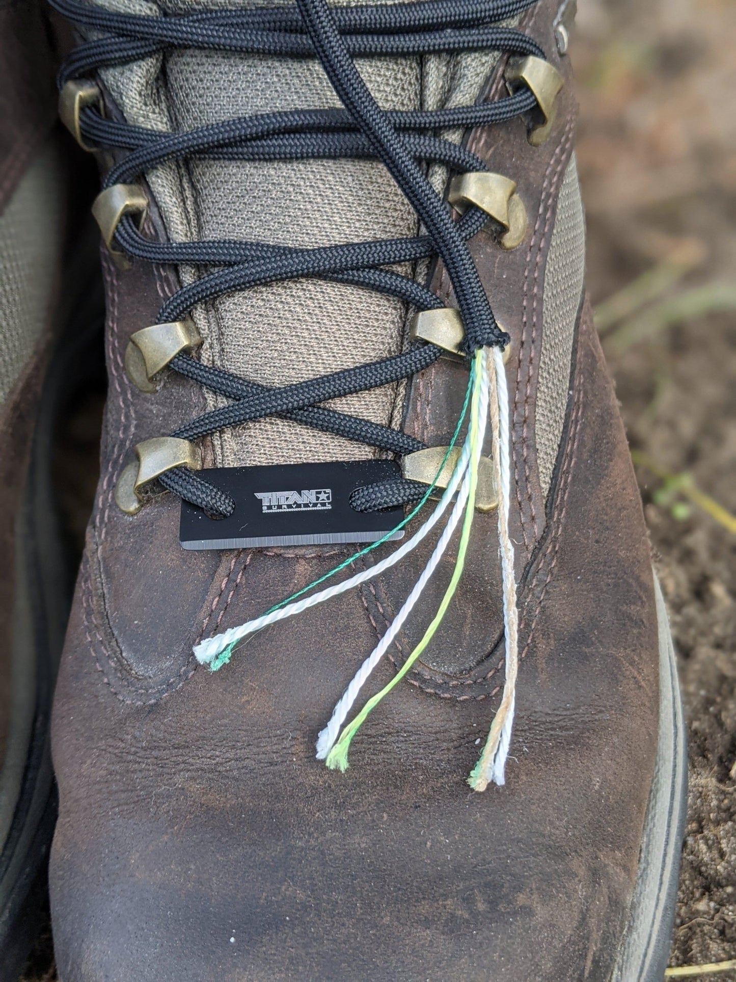 TITAN Survival SurvivorCord Survival Boot Laces - Angler's Pro Tackle & Outdoors