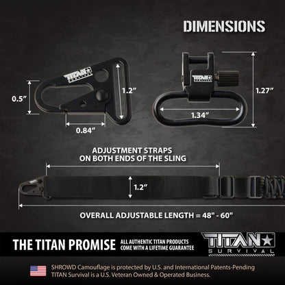 TITAN Survival SurvivorCord Weapon Sling - Angler's Pro Tackle & Outdoors