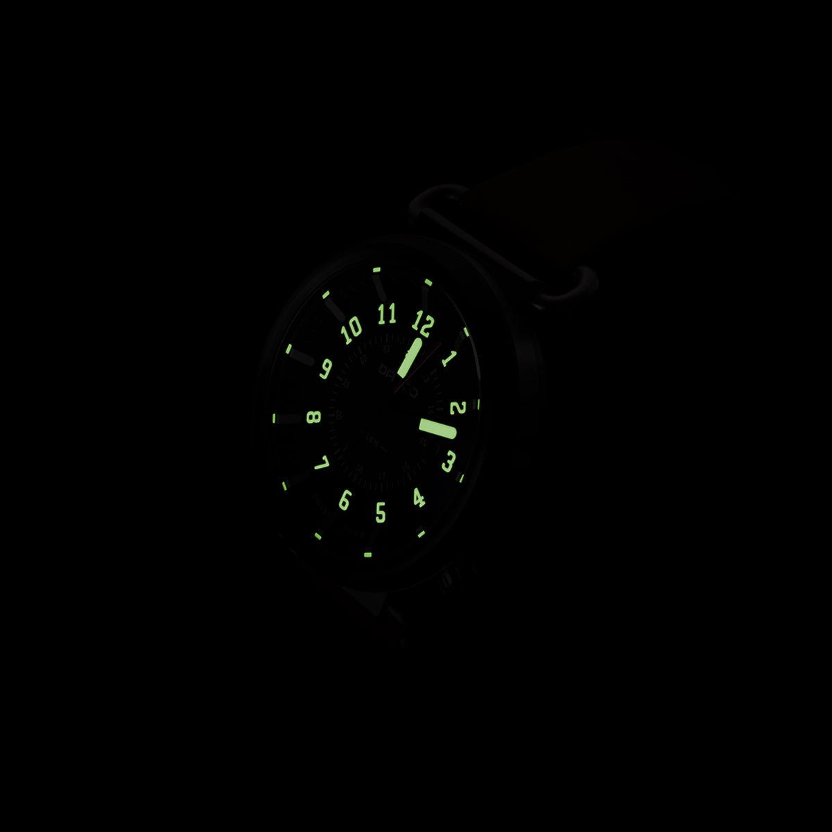 DANGO TK-01 - TREK WATCH WITH ITALIAN LEATHER STRAP - WHISKEY BROWN