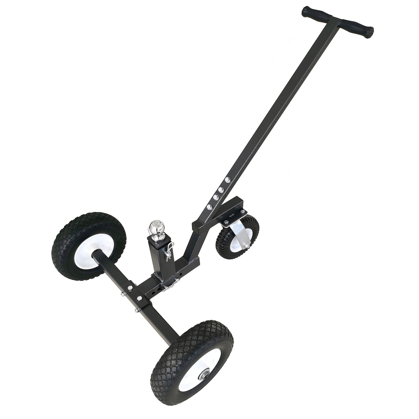 Tow Tuff TMD-800C Adjustable Solid Steel 800lb Capacity Trailer Dolly w/Caster