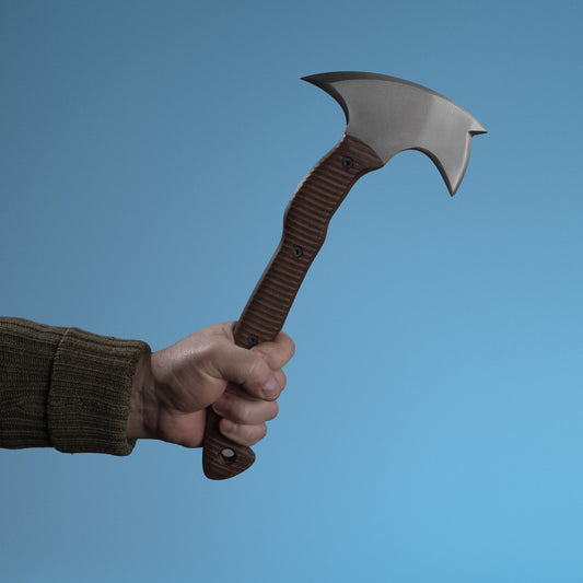 AncientSmithy Combat tomahawk "Barong" with polymer composite handle