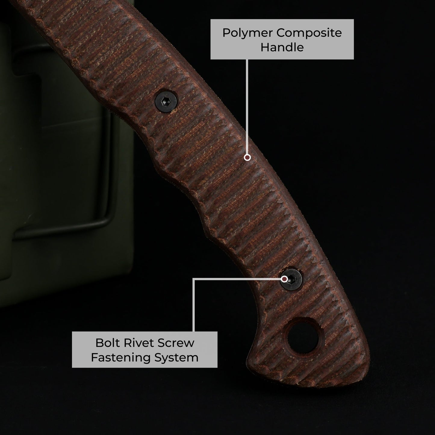 AncientSmithy Tactical tomahawk "Wendigo" with polymer composite handle