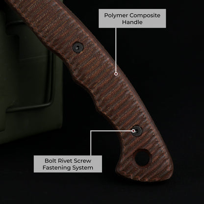 AncientSmithy Tactical tomahawk "Wendigo" with polymer composite handle