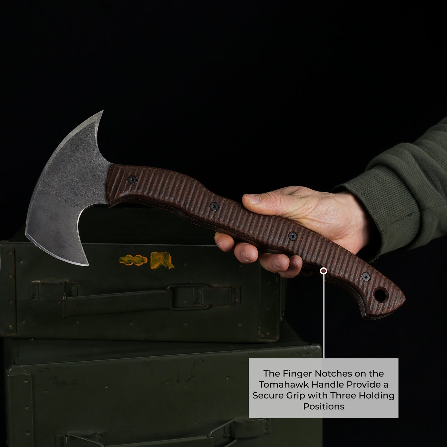 AncientSmithy Tactical tomahawk "Wendigo" with polymer composite handle