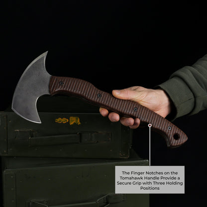 AncientSmithy Tactical tomahawk "Wendigo" with polymer composite handle