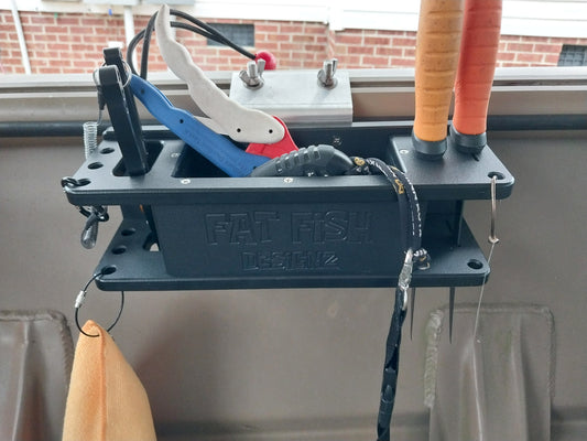 Fat Fish Designz Tool Box fishing tools holder(with or w/o track mount)