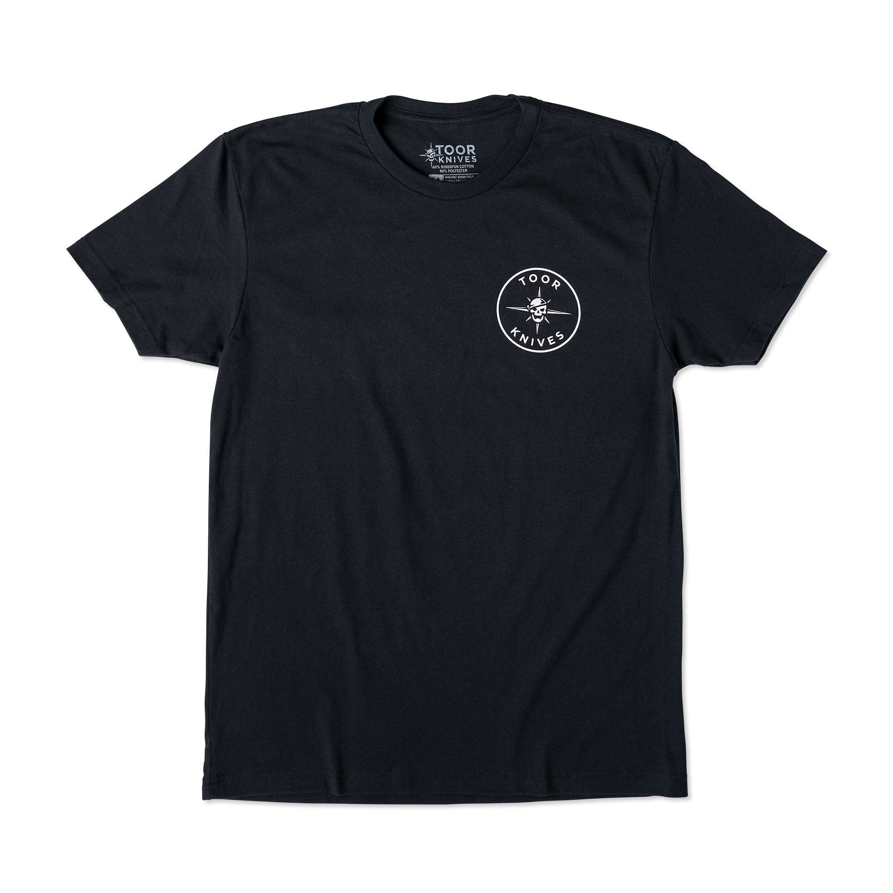 Toor Knives Logo Tee - Black/White - Angler's Pro Tackle & Outdoors