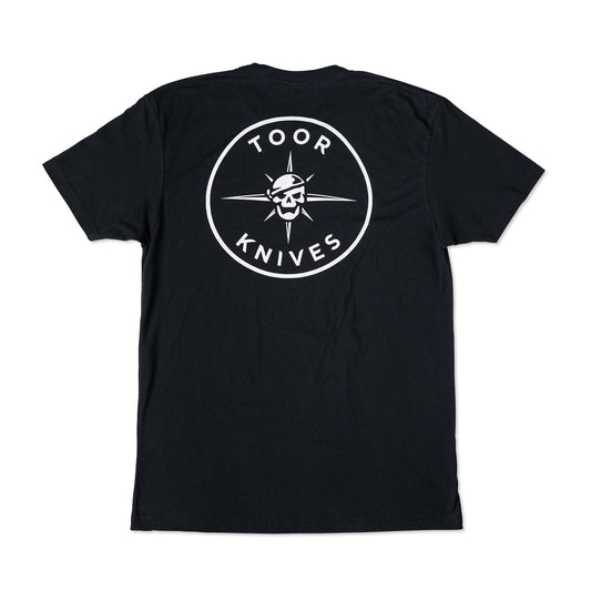 Toor Knives Logo Tee - Black/White - Angler's Pro Tackle & Outdoors