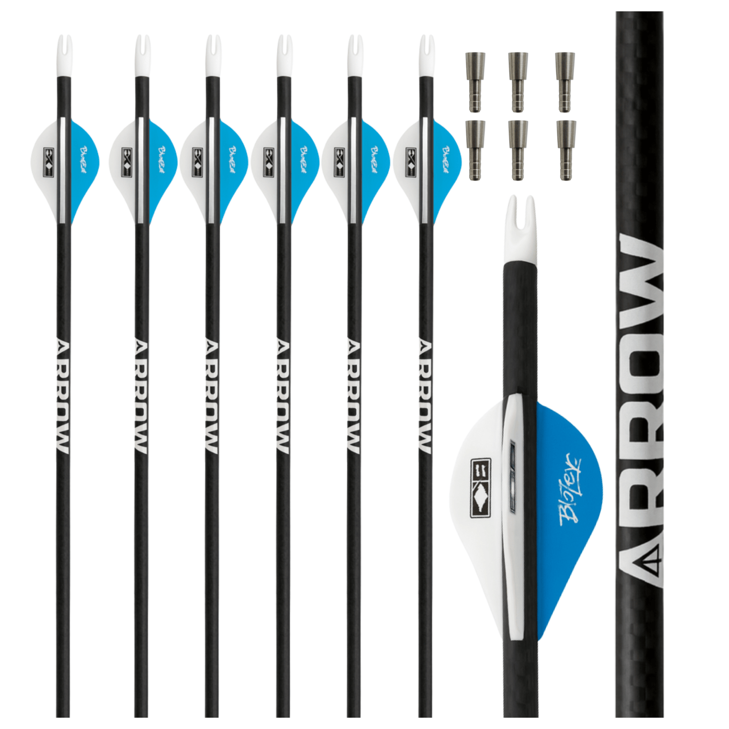 TOTA | Fletched Hunting Arrows | The Arrow | .204”