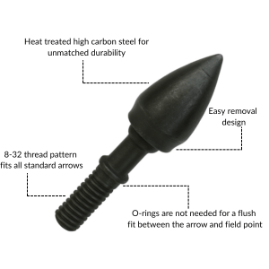 Tooth of the Arrow |  Field Points | 8-32 Thread
