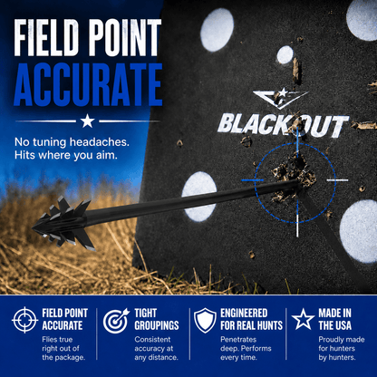 TOTA | 125 Grain Broadhead | Small Game and Turkey | Fixed Blade