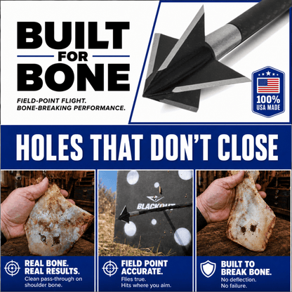 TOTA | 100 grain broadhead | 1-inch solid | fixed blade