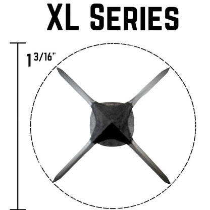 TOTA | 125 grain XL broadhead  | 1-3/16-inch solid | fixed blade