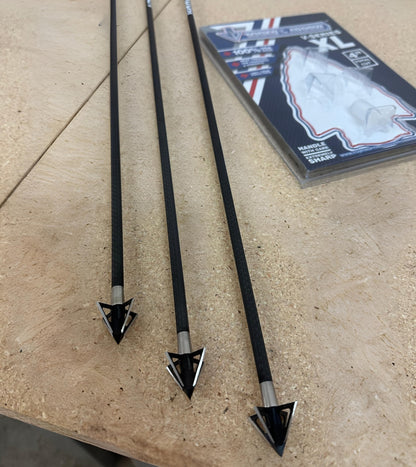 TOTA | 125 grain XL broadhead | 1-3/16-inch vented | fixed blade