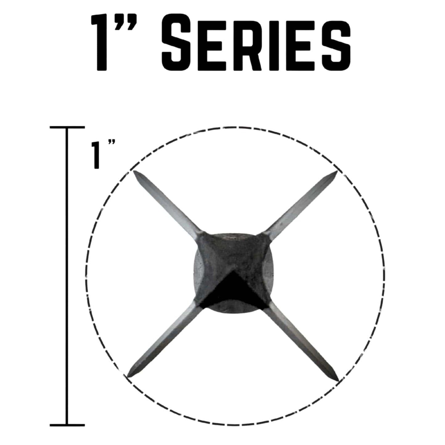 TOTA | 150 grain broadhead | 1-inch solid | fixed blade